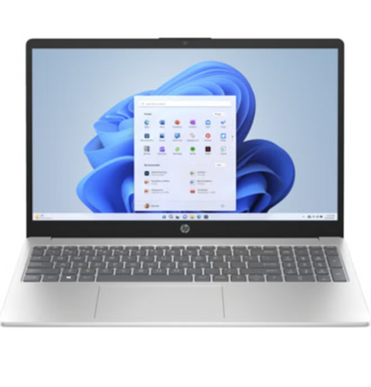 HP 15-fc0020nh – AMD Ryzen 5 7520U Quad-Core Processor – 8GB RAM – 512GB SSD – 15.6" Full HD Laptop – Reliable Everyday Performance for Study, Work & Home Use
