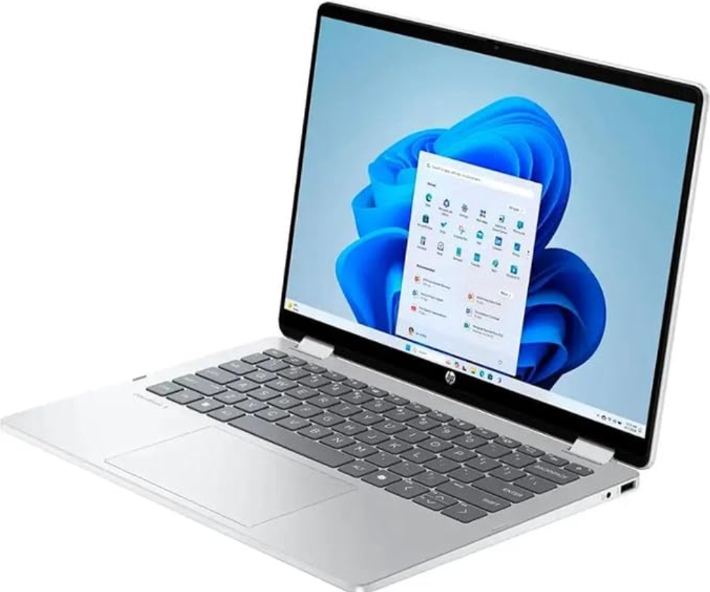 HP Pavilion x360 14-ek2000nh – 2-in-1 Convertible Laptop – Intel Ultra 5 120U Processor – 16GB RAM – 512GB SSD – 14" Touchscreen Display – Flexible 360° Design for Productivity, Drawing & Entertainment – Price Range 1650–2000