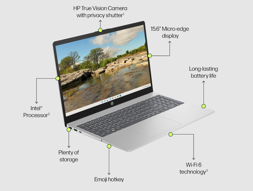 HP 15-cb006nh – High-Performance Laptop – Intel Core i7-7700HQ Processor – 8GB RAM – 1TB HDD – 15.6" Display – Ideal for Multitasking, Work & Everyday Computing