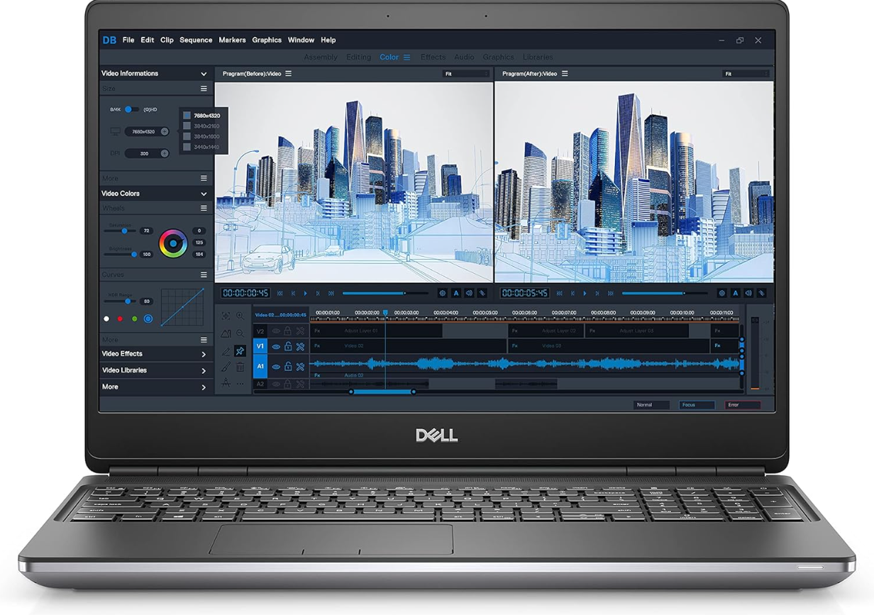 Dell Precision 7560 High-Performance Laptop | Intel Core i7 11th Gen | NVIDIA 4GB Graphics | Premium Workstation for Creators, Engineers &amp; Business Professionals