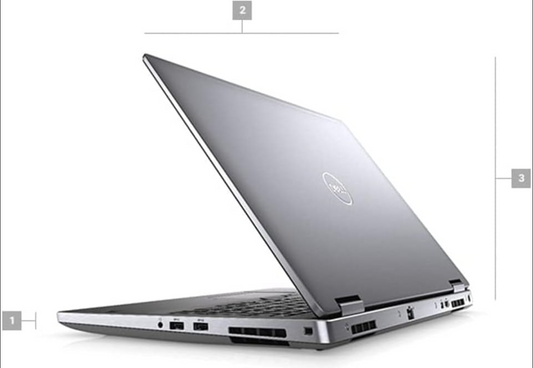 Dell Precision 7540 Workstation | Intel Core i7 9th Gen | NVIDIA 8GB Graphics | Strong Processing Power for Professional Editing, CAD &amp; High-Load Work