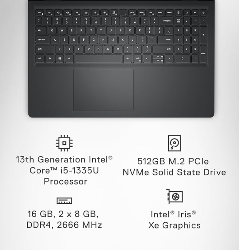 Dell Latitude 3520 Laptop | Intel Core i5 11th Gen | 8GB RAM | 256GB SSD | 15.6" FHD Display | Business & Student Performance Laptop