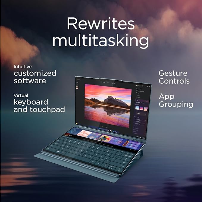 Lenovo Yoga Book 9 14IAH10 (Tidal Teal) 2 in 1 Laptop | Intel Core Ultra 7 155U