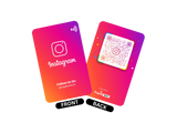 NFC Card for Instagram Followers & Google Reviews instant Tap and follow or leave a review Card