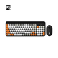Keyboard and Mouse Combo Wireless R8 1930 Black Colorful With Mobile Phone Card Slot