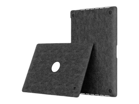 Levelo Laptop Case Gevena Leather Macbook Pro 16" - (LVLGLM16BK)