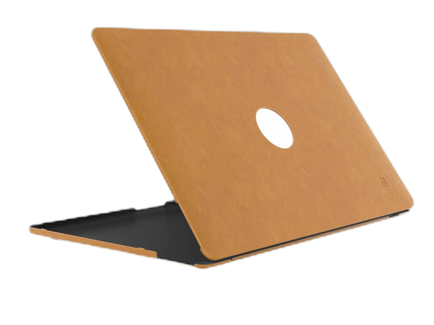 Levelo Laptop Case Gevena Leather Macbook Pro 15" - (LVLGLM15BK)