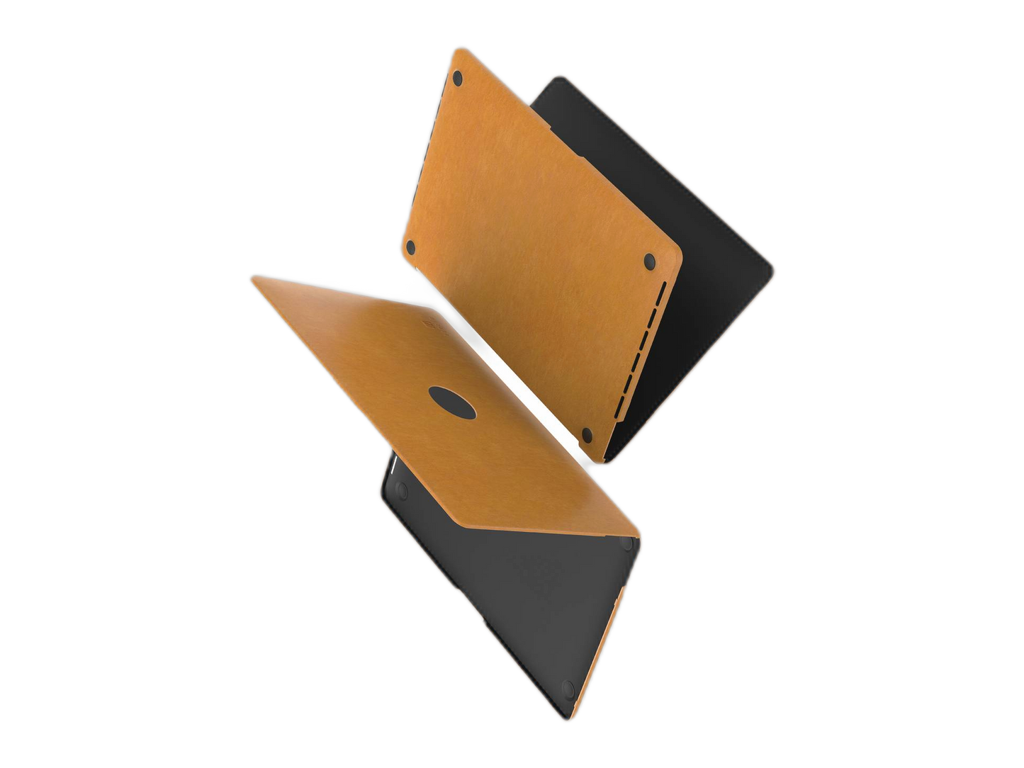 Levelo Laptop Case Gevena Leather Macbook Pro 15" - (LVLGLM15BK)