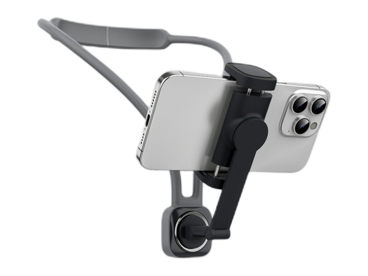 Porodo Phone Accessory Neck Strap Mount with Stand - {PD-NKSMS-BK}