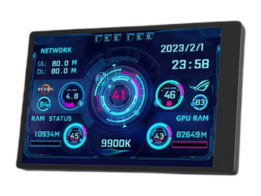 Porodo Gaming Display 3.5" Mini Smart Information Screen - (PDX537)