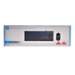 Keyboard and Mouse Combo HP Gaming Wired KM100, 104 Keys, 8x RED Replaceable Keys, Water-Proof Design, Infrared Optical Tracking, Up to 1600 DPI, 1.5m Cable Length, ENG-ARAB Layout, Black