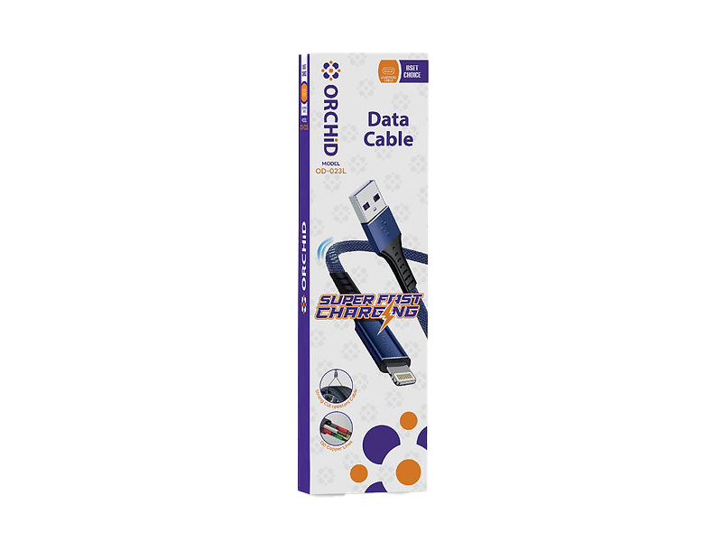 Orchid USB cable Lightning fast charging and data cable  OD-023L