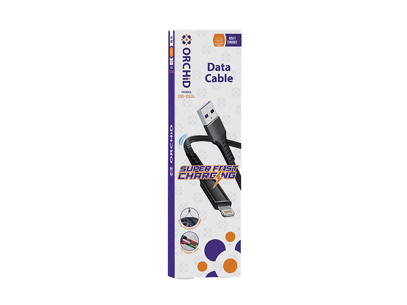 Orchid USB cable Lightning fast charging and data cable  OD-023L