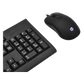 Keyboard and Mouse Combo HP Gaming Wired KM100, 104 Keys, 8x RED Replaceable Keys, Water-Proof Design, Infrared Optical Tracking, Up to 1600 DPI, 1.5m Cable Length, ENG-ARAB Layout, Black