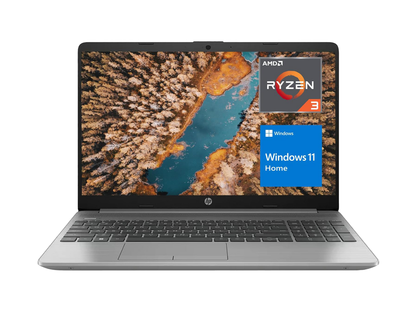 HP 255 G9 Laptop | AMD | AMD Radeon Graphics | 8GB RAM | 512GB NVMe Storage | 15.6-inch Full HD