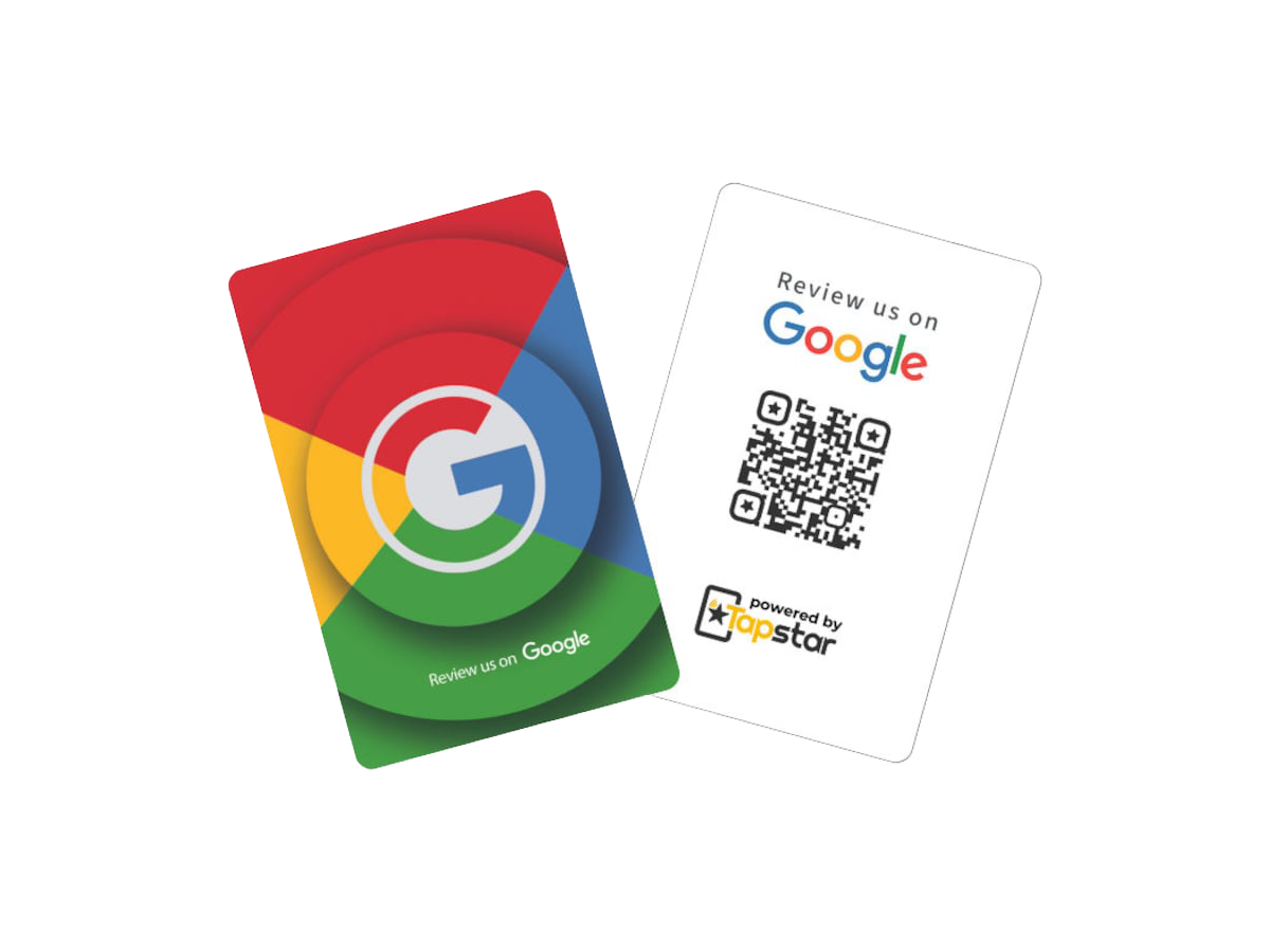 NFC Card for Instagram Followers & Google Reviews instant Tap and follow or leave a review Card