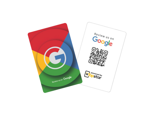 NFC Card for Instagram Followers & Google Reviews instant Tap and follow or leave a review Card