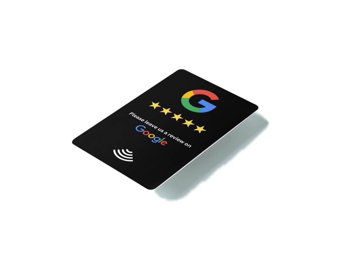 NFC Card for Instagram Followers & Google Reviews instant Tap and follow or leave a review Card