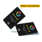 NFC Card for Instagram Followers & Google Reviews instant Tap and follow or leave a review Card