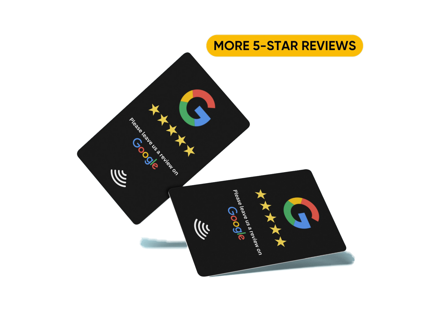 NFC Card for Instagram Followers & Google Reviews instant Tap and follow or leave a review Card