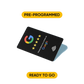 NFC Card for Instagram Followers & Google Reviews instant Tap and follow or leave a review Card