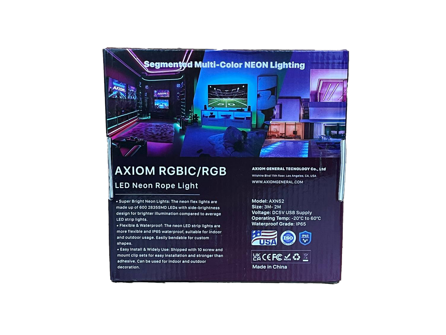 LED RGB Neon Rope Light Strip Axiom 3M AXN52