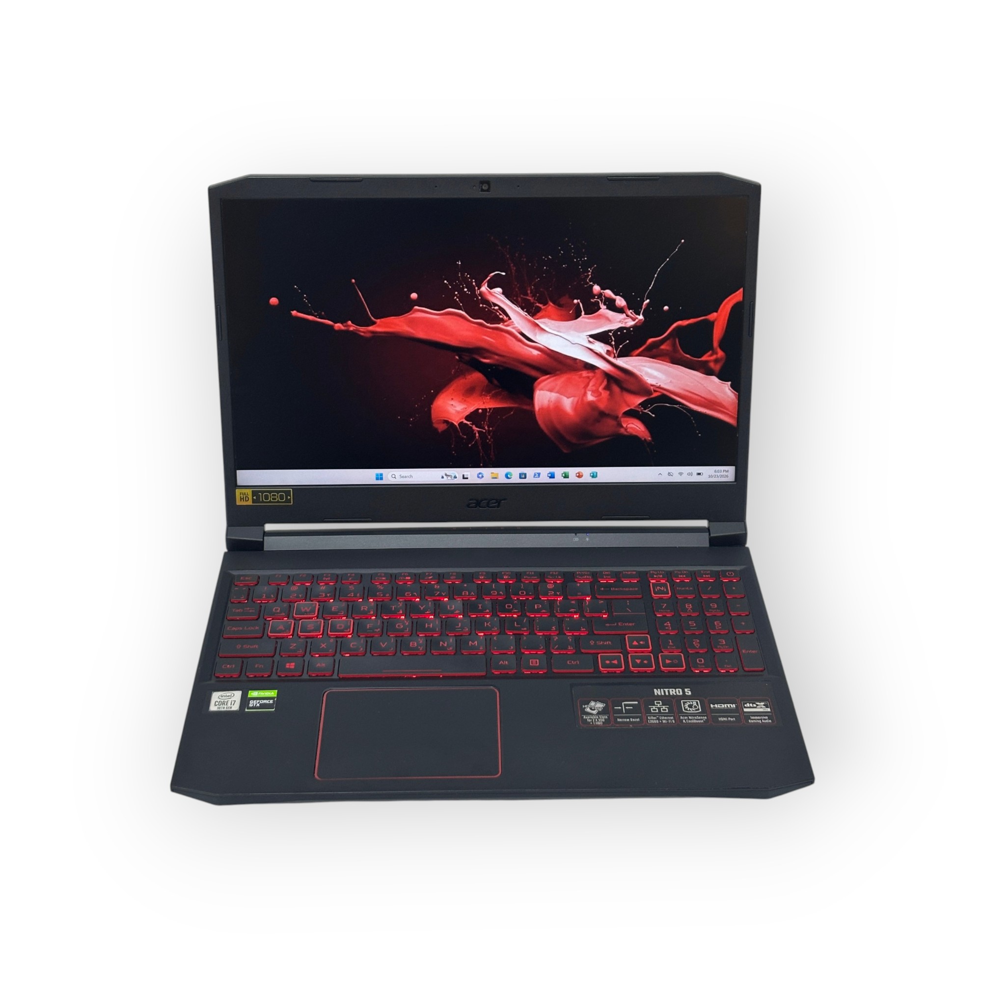 Acer Nitro 5 Gaming Laptop – 10th Gen / Intel Core i7-10750H / 15.6 inch Display / 512GB SSD / 16GB RAM / 4GB NVIDIA GeForce GTX 1650 Graphics