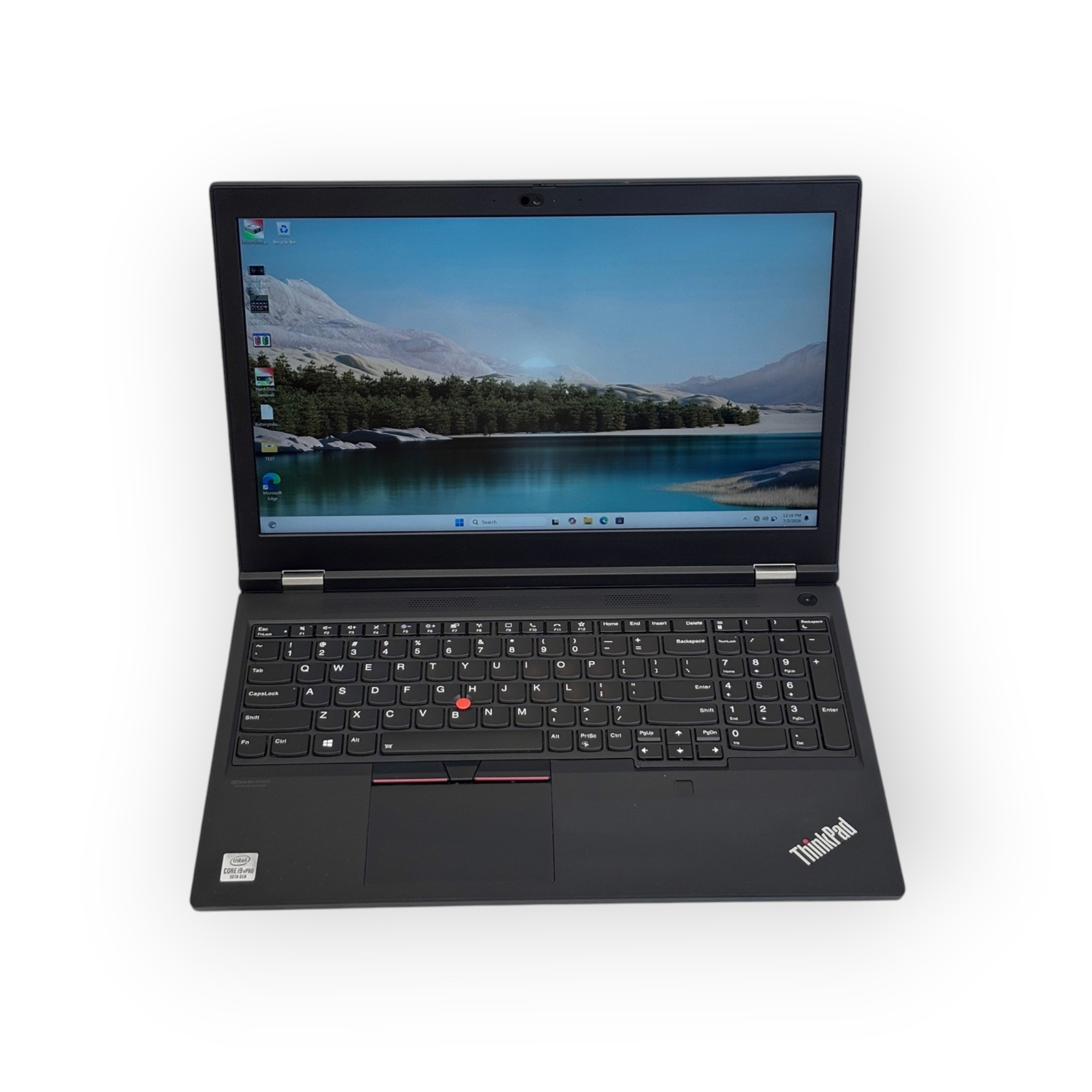 Lenovo ThinkPad P15– 10th Gen / Intel Core i9-10885H  /16 inch 4k/ 512GB SSD / 16GB RAM / 16GB NVIDIA Quadro RTX 5000 Graphics / Windows 11/ English  Keyboard / Black