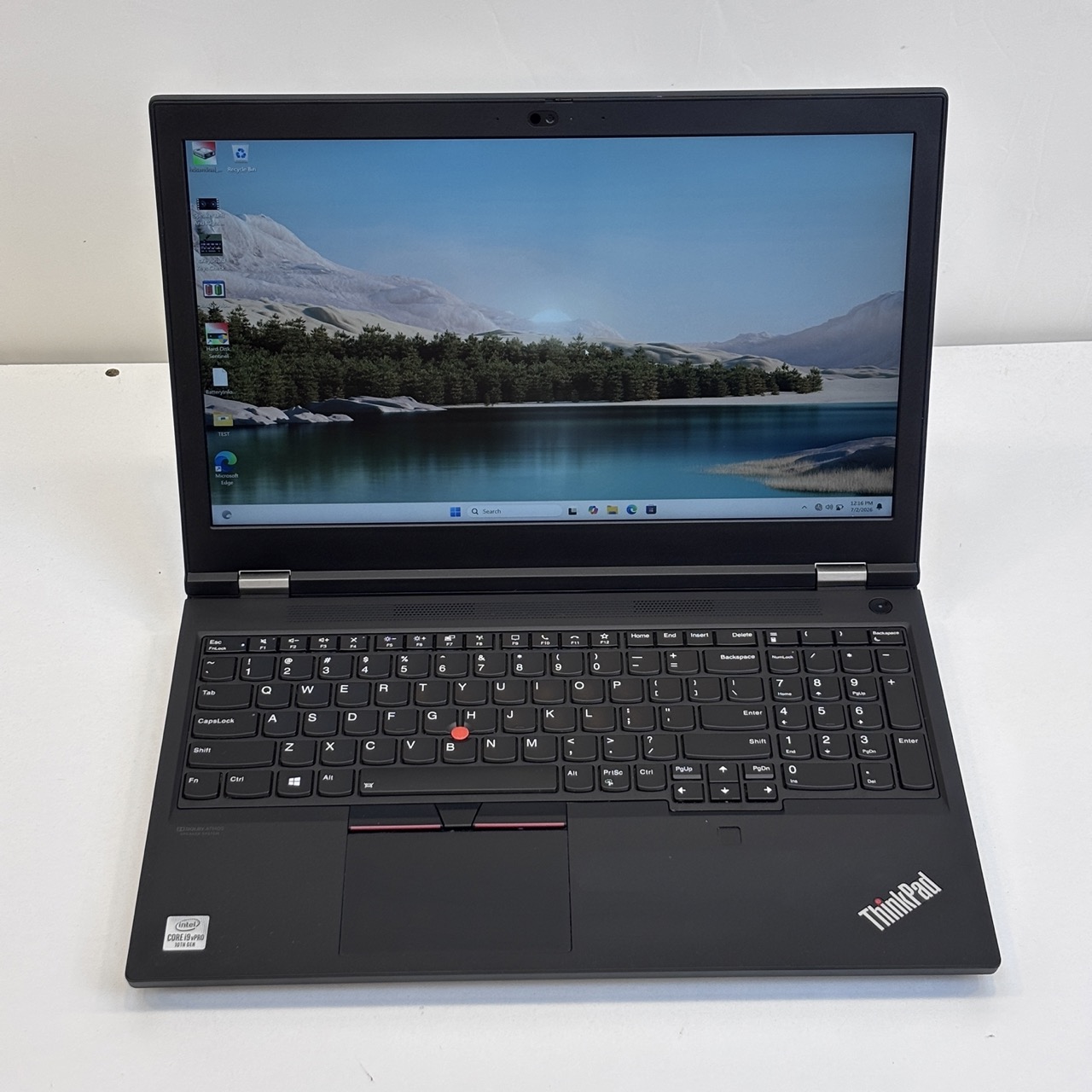 Lenovo ThinkPad P15– 10th Gen / Intel Core i9-10885H  /16 inch FHD/ 512GB SSD / 16GB RAM / 16GB NVIDIA Quadro RTX 5000 Graphics / Windows 11/ English  Keyboard / Black