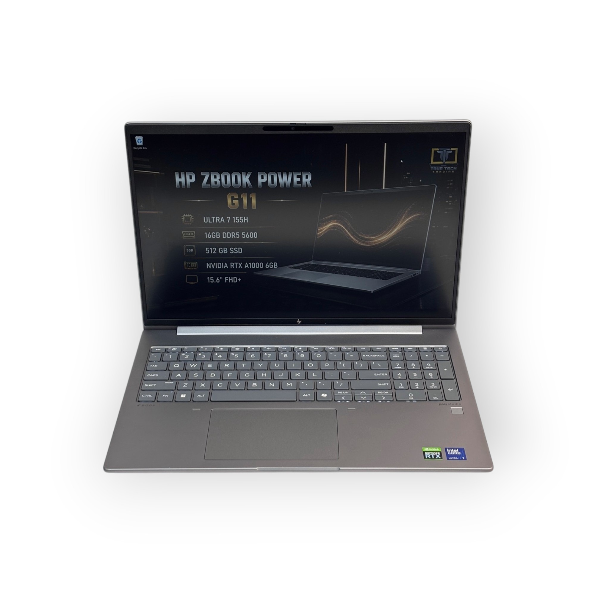 HP ZBOOK POWER G11 / Intel Core Ultra 7 155H / 14th Gen / 16" Display / 16GB DDR5 5600MHz RAM / 512GB M.2 NVMe SSD / NVIDIA RTX A1000  ADA 6GB Graphics / Workstation Laptop