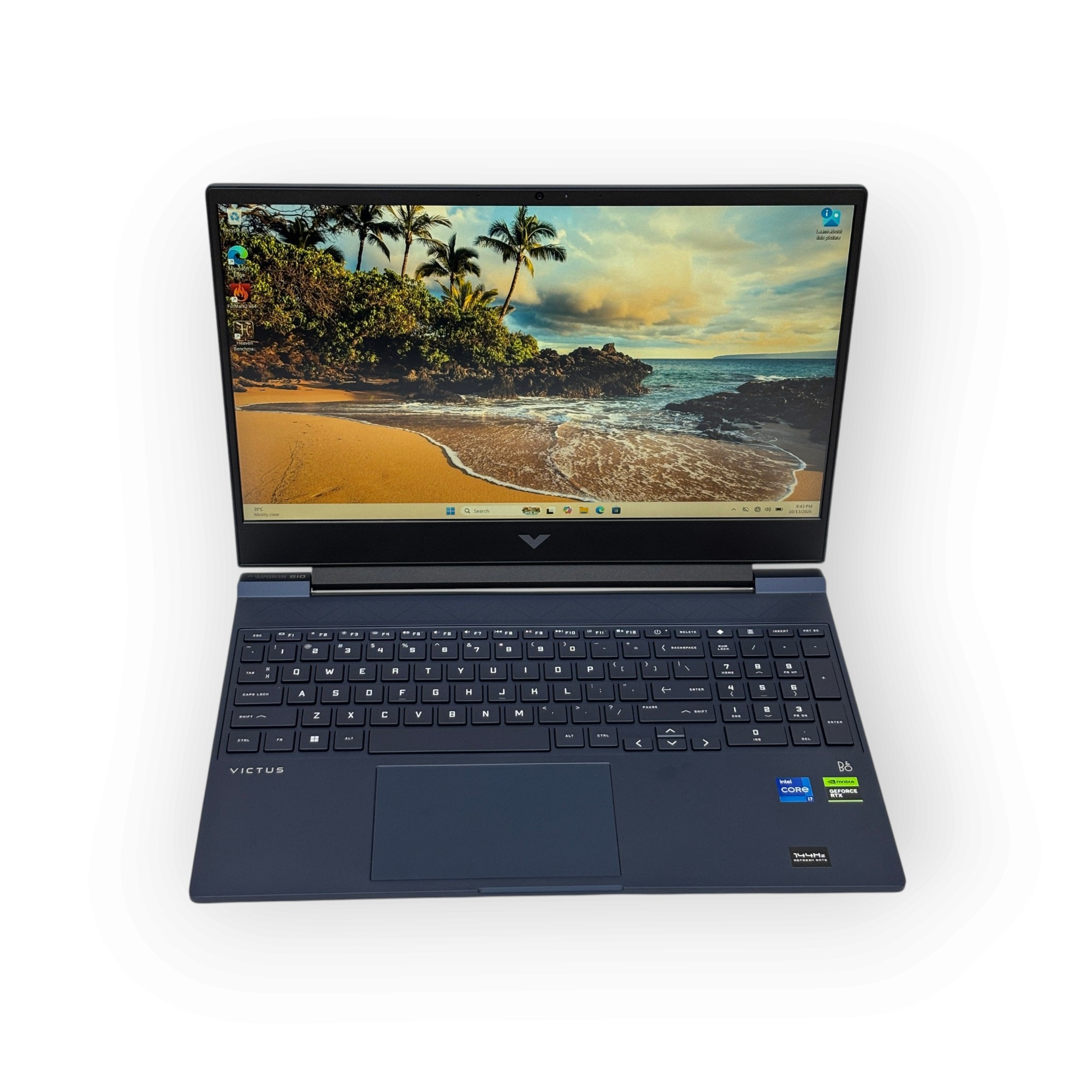 HP Victus Gaming Laptop-12th Gen/Intel Core i7-12650H / 15.6inch FHD / 512GB SSD / 16GB RAM / 4GB NVIDIA GeForce RTX 3050A Graphics
