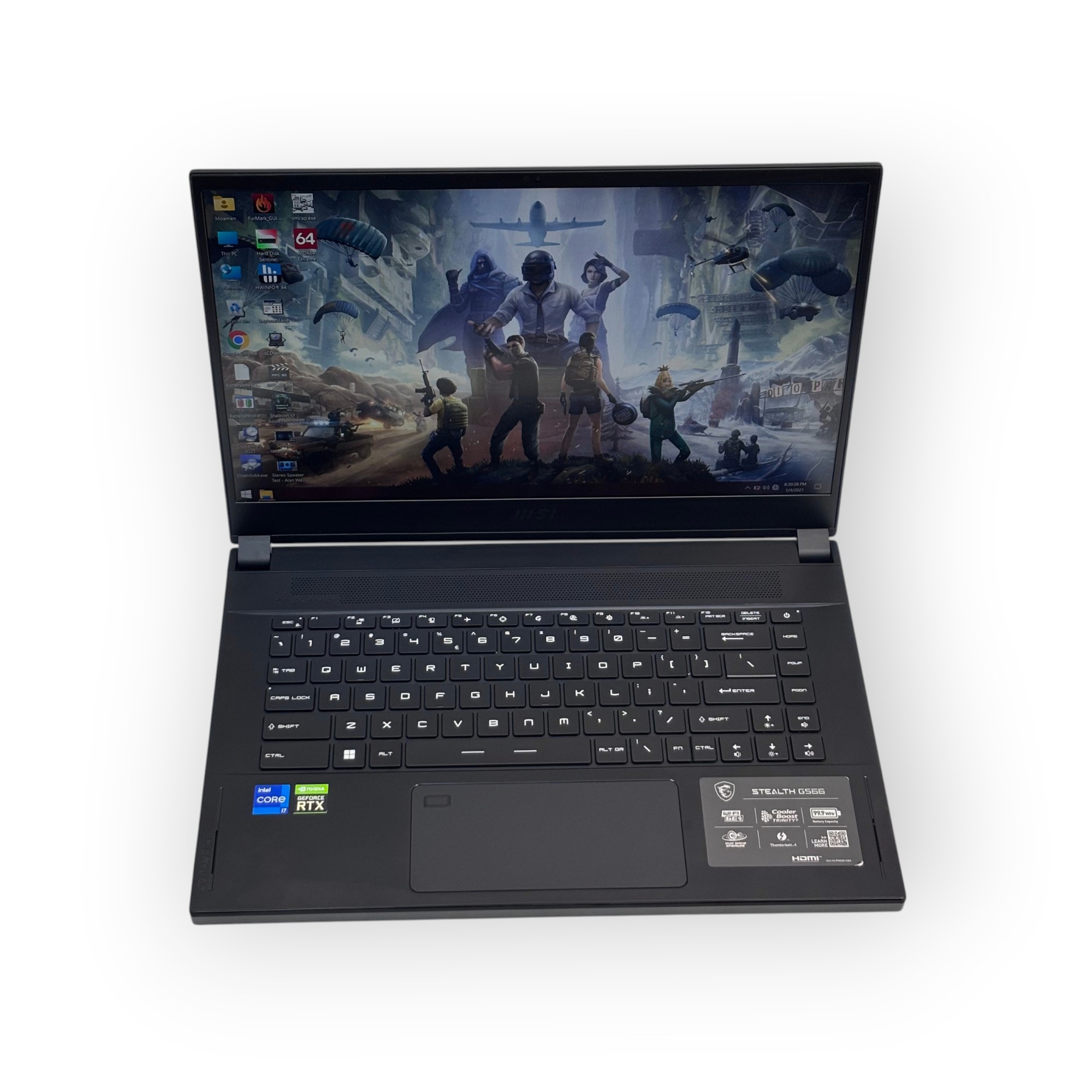 MSI Stealth GS66 Gaming Laptop  – 12th Gen/ Intel Core i7-12700HH/ 15.6" FHD Display / 16GB RAM / 512GB SSD / 16GB NVIDIA GeForce RTX 3080 Graphics