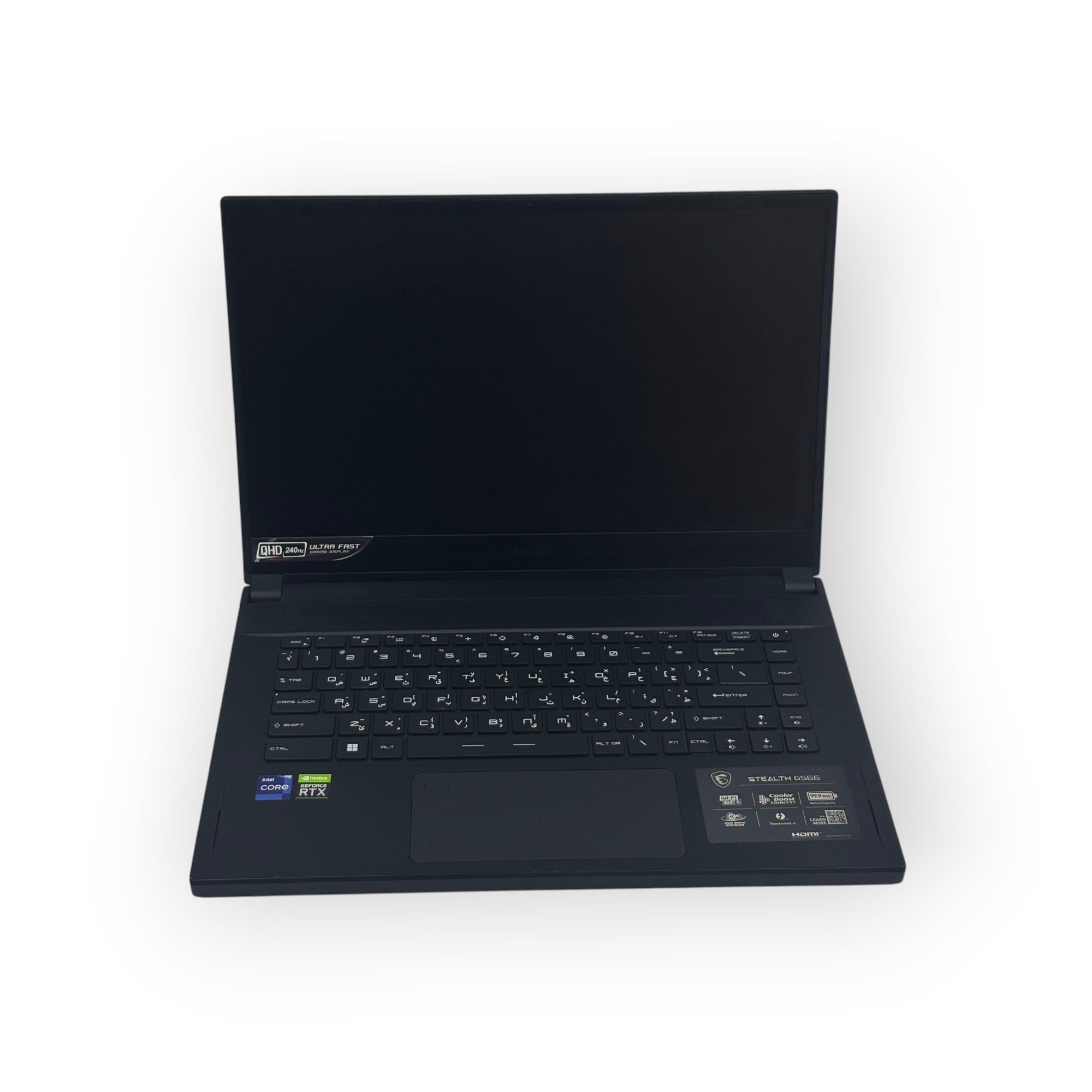 MSI Stealth GS66 Gaming Laptop  – 12th Gen/ Intel Core i9-12900H/ 15.6" FHD Display / 16GB RAM / 512GB SSD / 16GB NVIDIA RTX 3080 Graphics