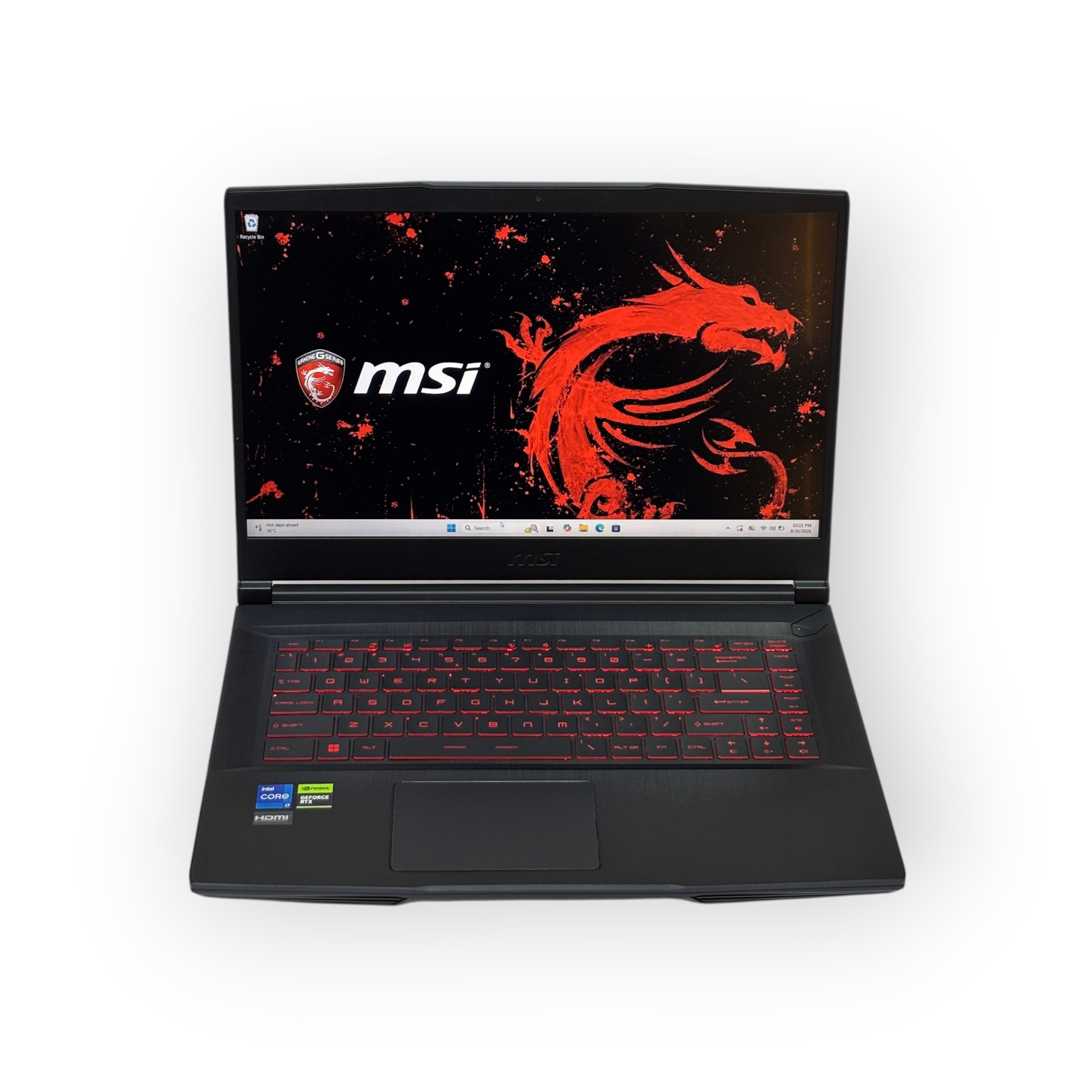 MSI Thin GF63 12VE Gaming Laptop / Intel Core i7-12650H /  6GB NVIDIA GeForce RTX 4050 / 15.6 inch / 16GB RAM / 512GB SSD