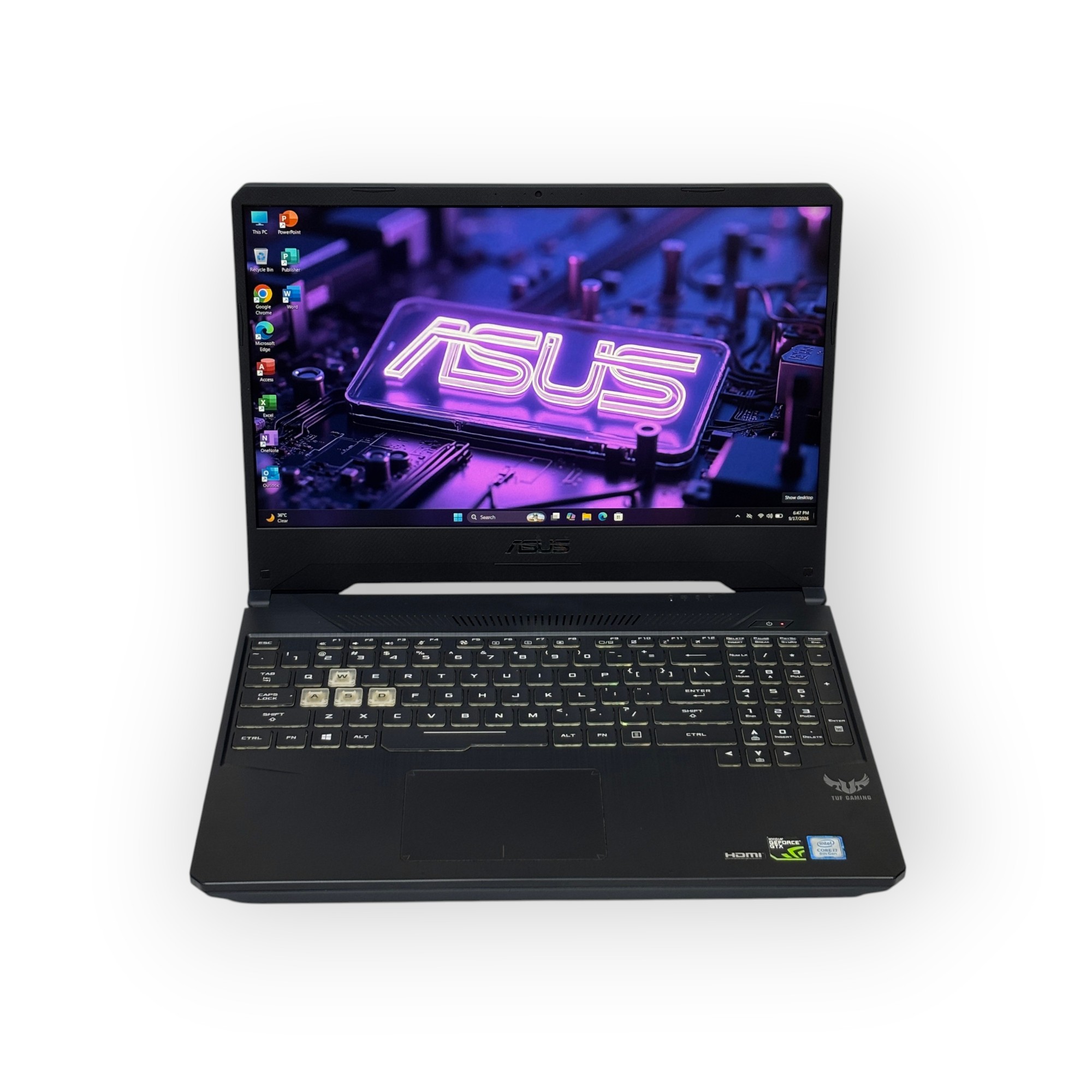ASUS FX86 I7 8750 16/512 GTX 1050 4GB