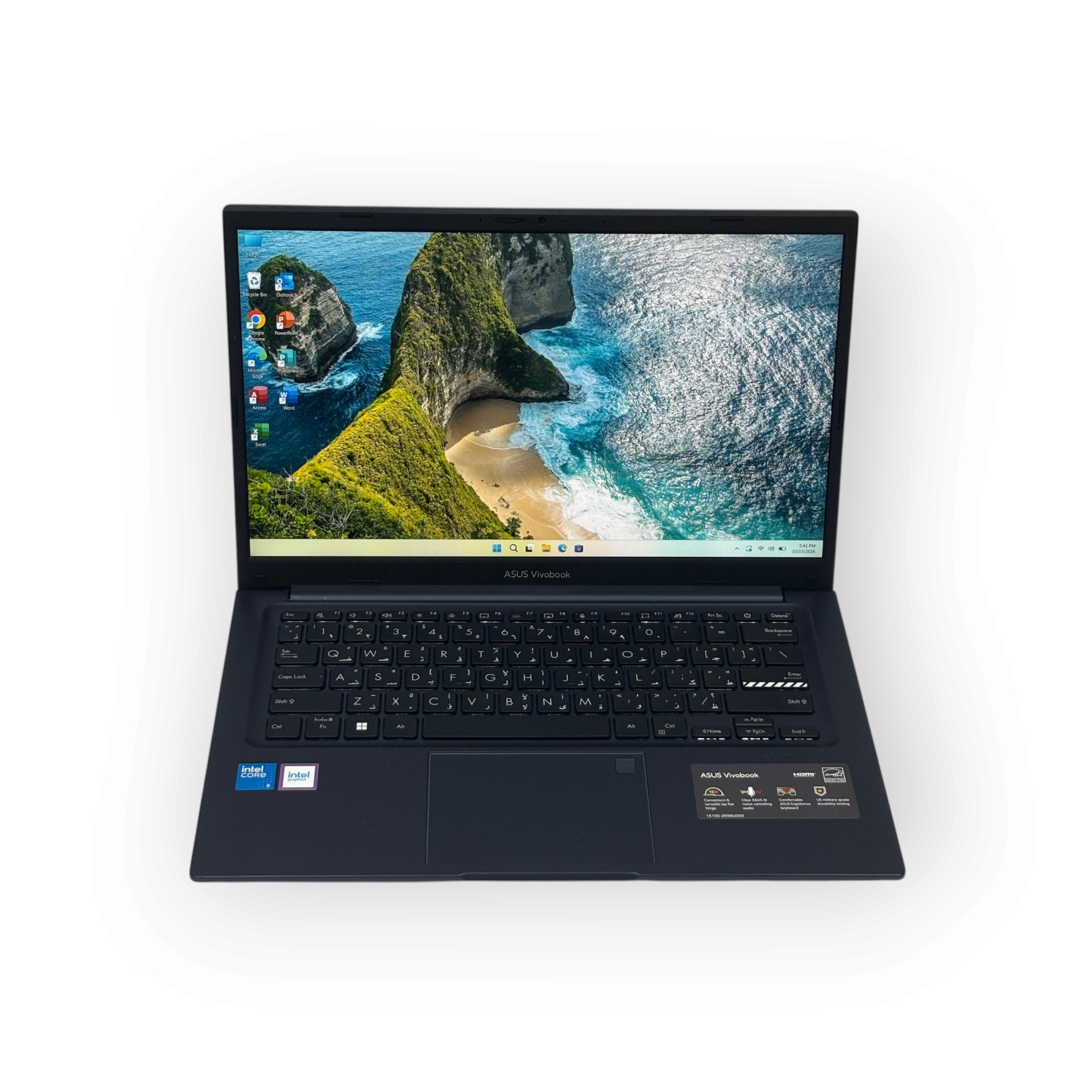 ASUS VivoBook X14 – Intel Core Ultra 5-120U / 14 inch Display / 512GB SSD / 16GB DDR5 RAM / Intel Graphics