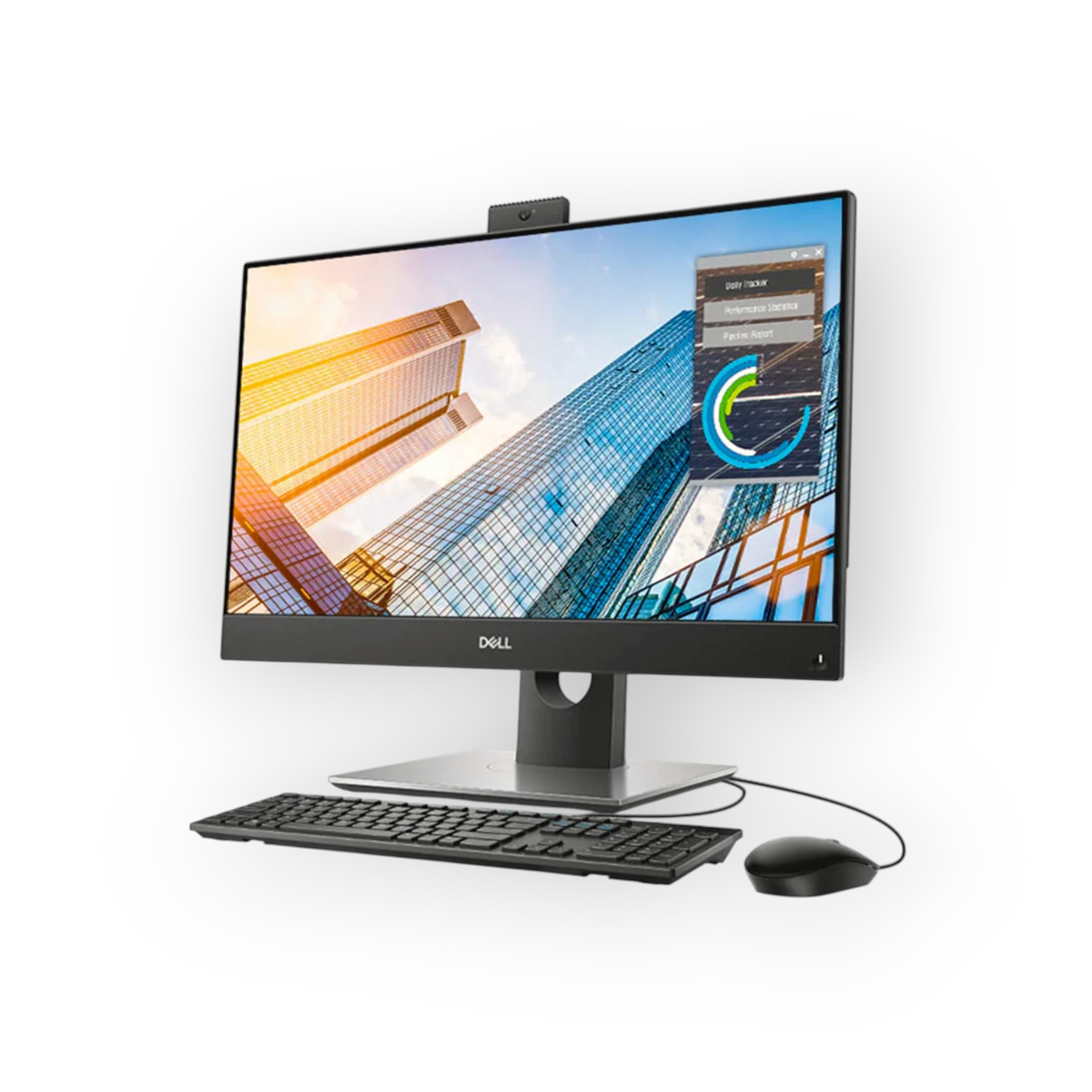 Dell OptiPlex 7470 All-in-One Desktop – 9th Gen / Intel Core i5-9500 / 24 inch Full HD Display / 256GB SSD / 8GB RAM / 4GB NVIDIA GeForce GTX 1050 Graphics