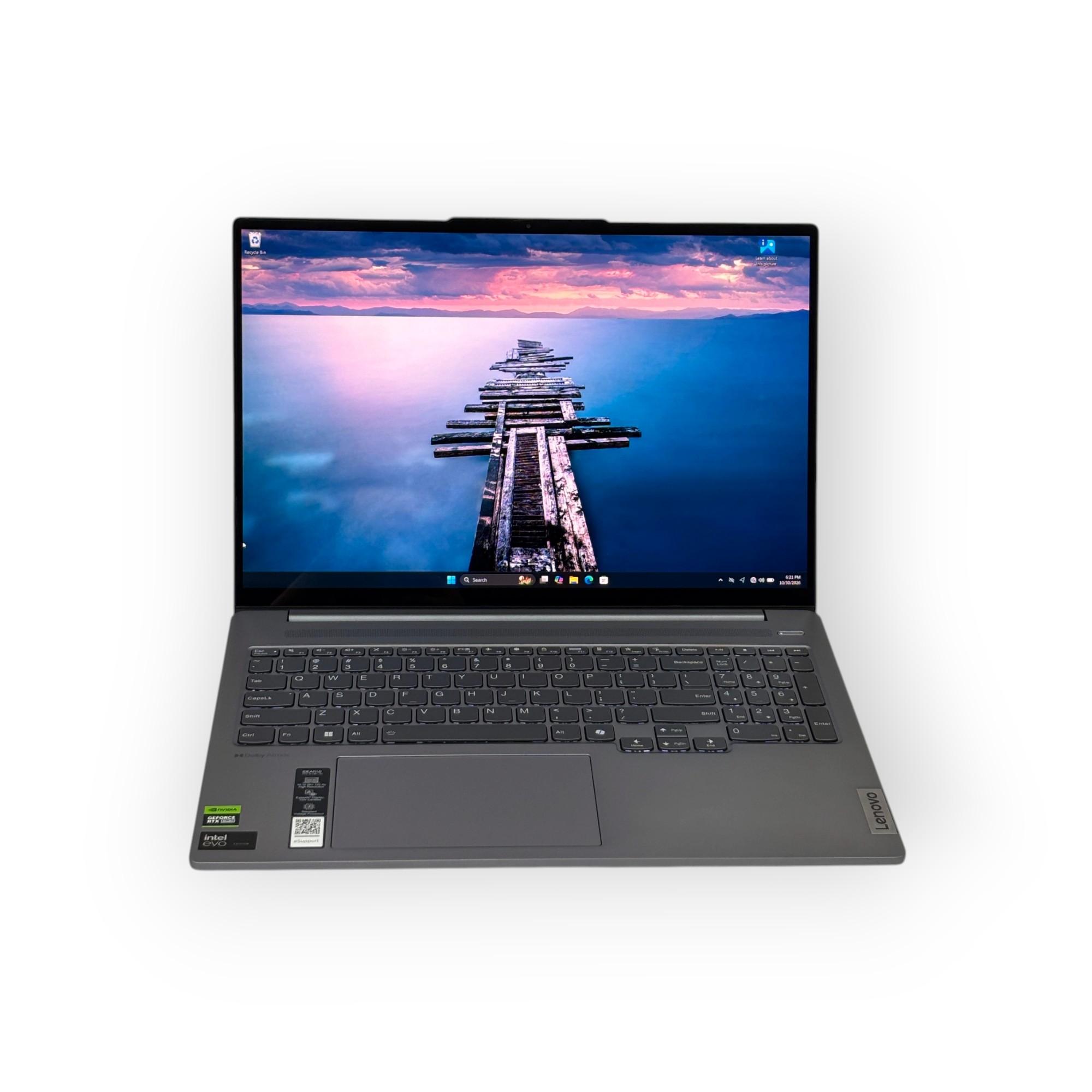 Lenovo IdeaPad Pro 5 16IMH9 – Intel Core Ultra 9-185H / 16 inch Touchscreen Display / 512GB SSD / 32GB RAM / 6GB NVIDIA GeForce RTX 4050 Graphics