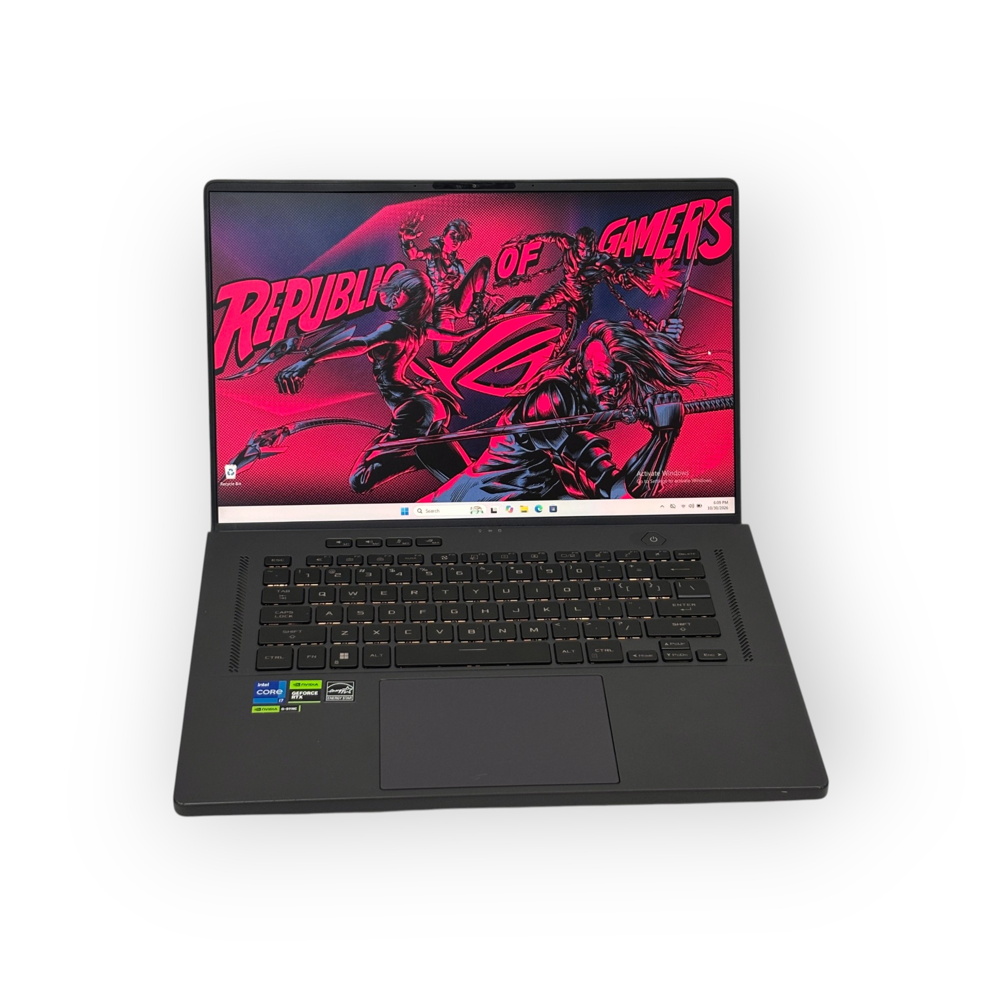 ASUS ROG Zephyrus M16 Gaming Laptop – 12th Gen / Intel Core i7-12700H / 16 inch Display / 512GB SSD / 16GB RAM / 6GB NVIDIA GeForce RTX 3060 Graphics