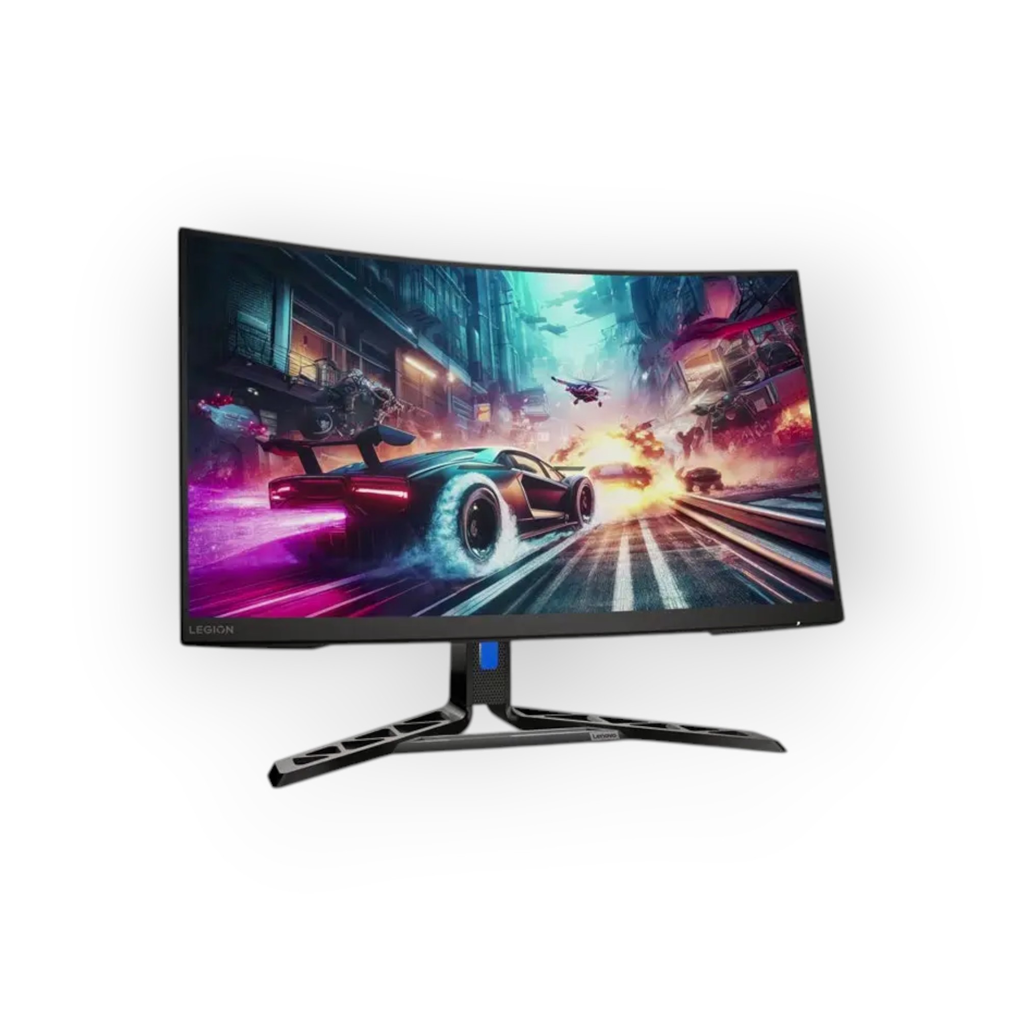Lenovo Legion R32qc-30 Gaming Monitor / 31.5 inch QHD / 180Hz / 0.5ms / VA Curved 1500R / AMD FreeSync / HDMI & DisplayPort / Built-in Speakers / Black